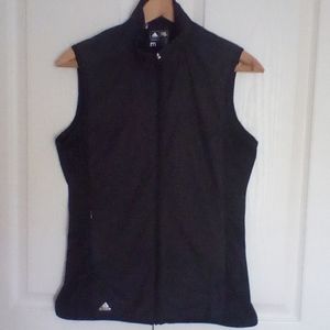 Adidas ladies golf vest, size M ,black.